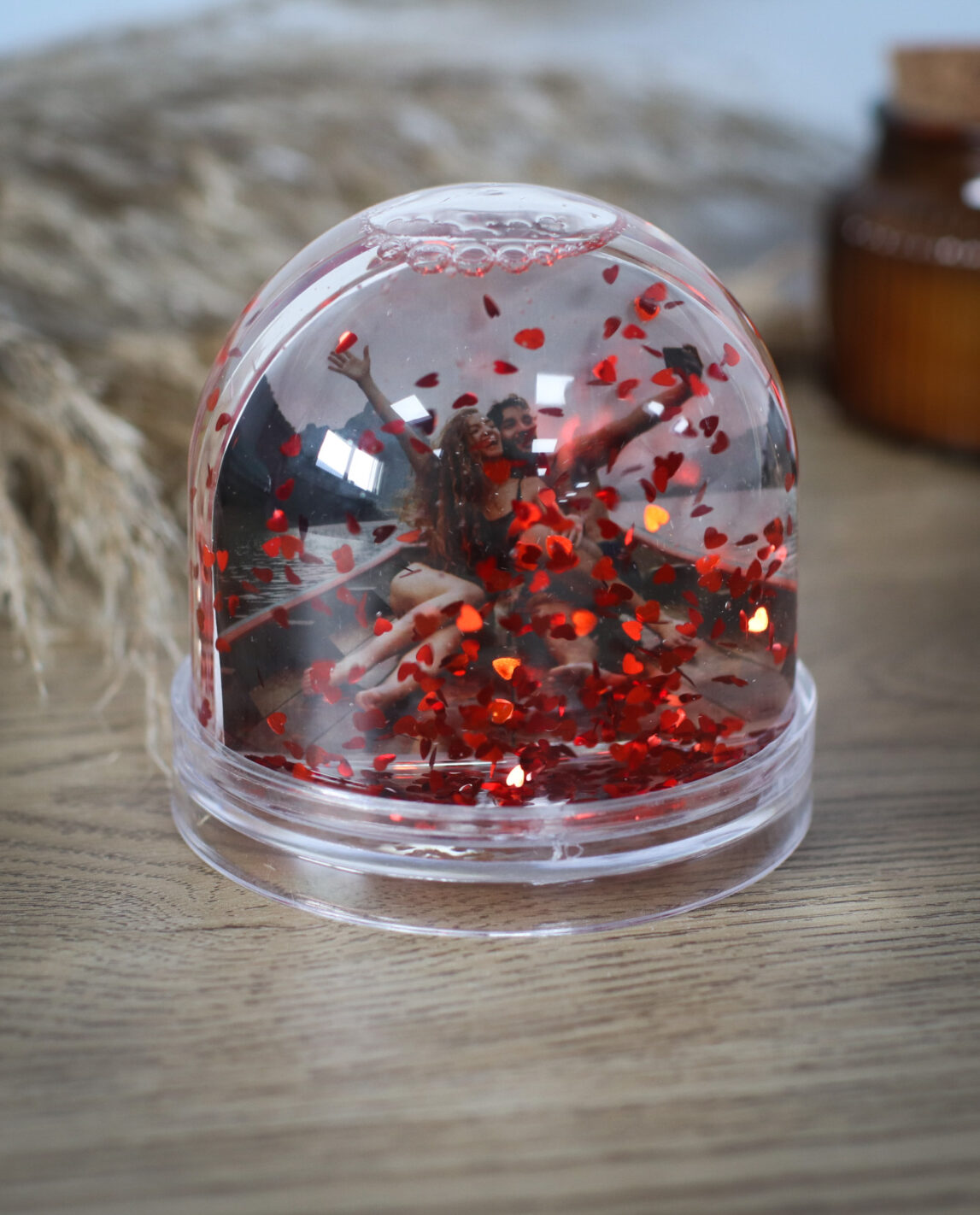 Personalised Valentine's Day Glitter Globe - sold out